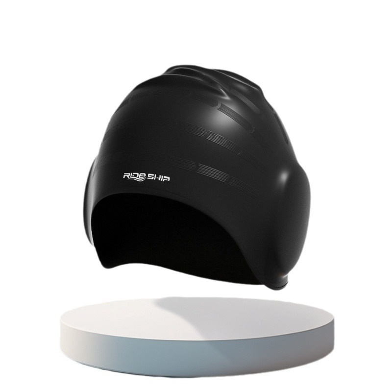 Ride Ship Cască de înot din silicon pentru adulți, potrivită pentru înot și trecere prin apă