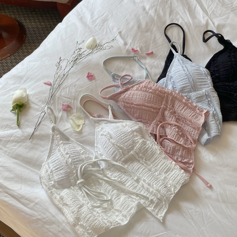 Бикини комплект от три части, корейски стил, бързосъхнещ, с подплънки за гърдите, без метална подпора, 82% полиестер, подплата 95% полиестер