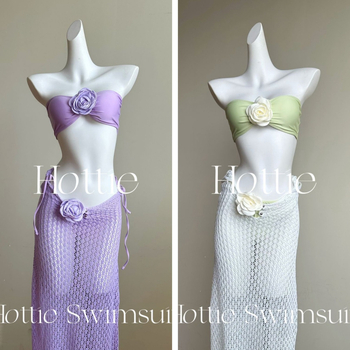 триичастен бански комплект: плетена горна част и бикини; материя Nylon; подплата Polyester; съдържание на плат 85-90%; без ръкави; чашки с подплата