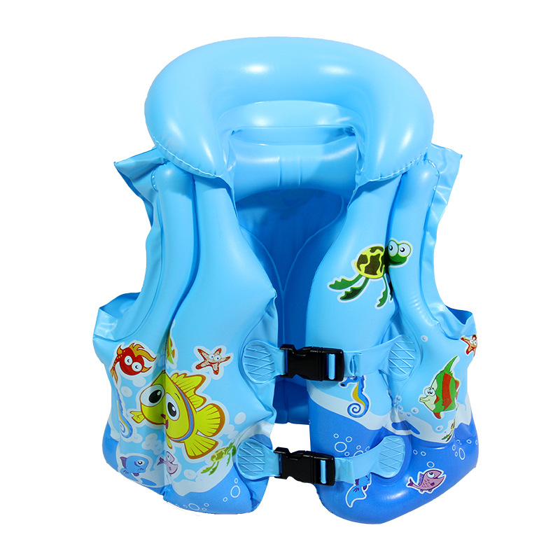 Dječji napuhivi prsluk za plivanje, PVC materijal, crtani uzorak, pogodna za plivanje i zabavu u vodi
