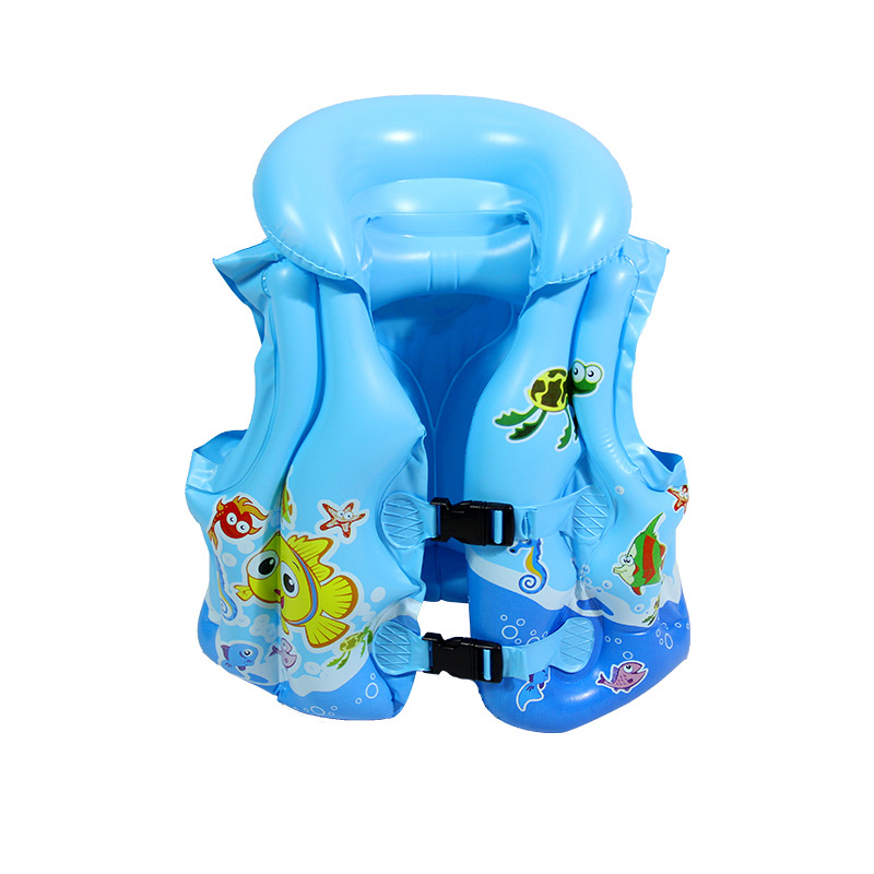 Dječji napuhivi prsluk za plivanje, PVC materijal, crtani uzorak, pogodna za plivanje i zabavu u vodi