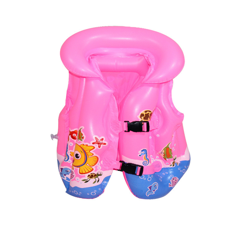 Dječji napuhivi prsluk za plivanje, PVC materijal, crtani uzorak, pogodna za plivanje i zabavu u vodi