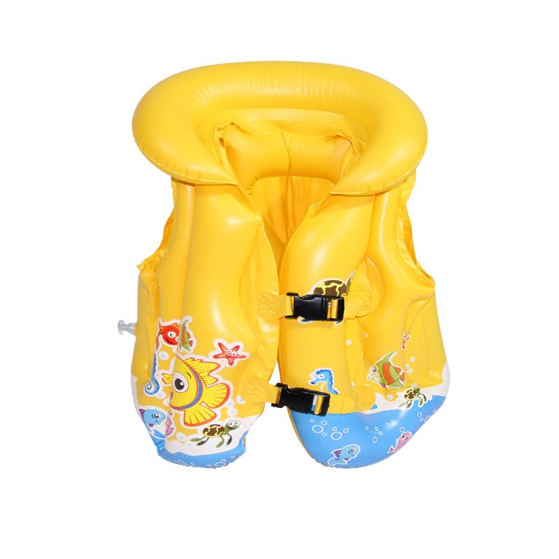 Dječji napuhivi prsluk za plivanje, PVC materijal, crtani uzorak, pogodna za plivanje i zabavu u vodi