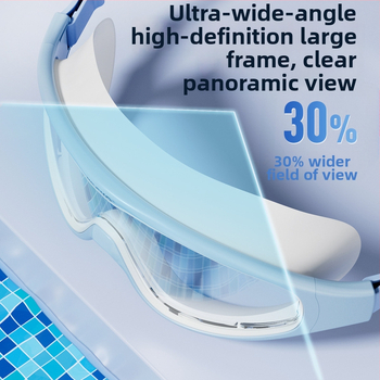 MACYO ochelari de înot antifog, HD, ramă mare, pentru adulți, lentile PC
