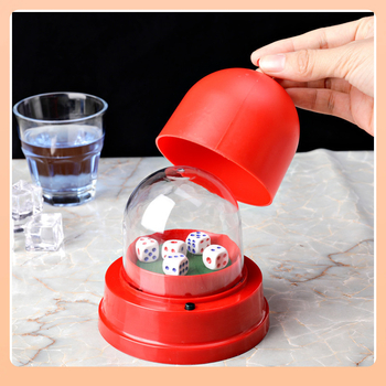 Електрически комплект за зарове с ABS чаша за зарове, чаша с заоблени ъгли и четири страни, 48 броя в опаковка, произход Zhejiang, подходящ за шах и игри с карти