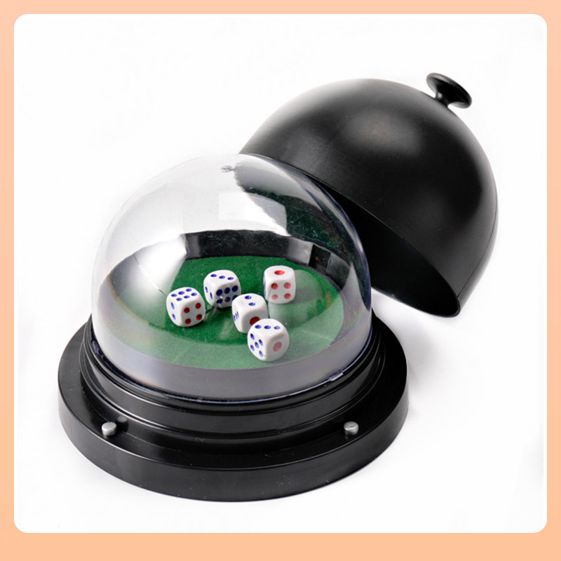 Електрически комплект за зарове с ABS чаша за зарове, чаша с заоблени ъгли и четири страни, 48 броя в опаковка, произход Zhejiang, подходящ за шах и игри с карти