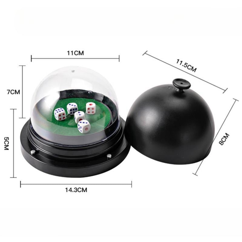 Електрически комплект за зарове с ABS чаша за зарове, чаша с заоблени ъгли и четири страни, 48 броя в опаковка, произход Zhejiang, подходящ за шах и игри с карти