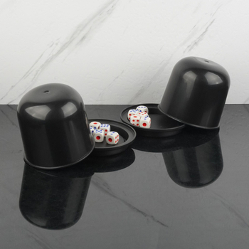 Комплект чаши за зарове за барове и KTV — PP материал, заоблени ъгли, форма: друга, опаковка 30/60, подходящи за шах и карти