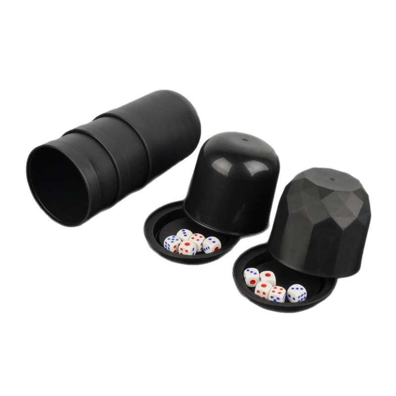 Комплект чаши за зарове за барове и KTV — PP материал, заоблени ъгли, форма: друга, опаковка 30/60, подходящи за шах и карти