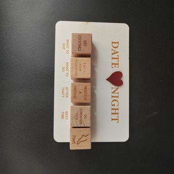 Дървени зарове за вечер на среща за двойки, Date Night Dice, 14+