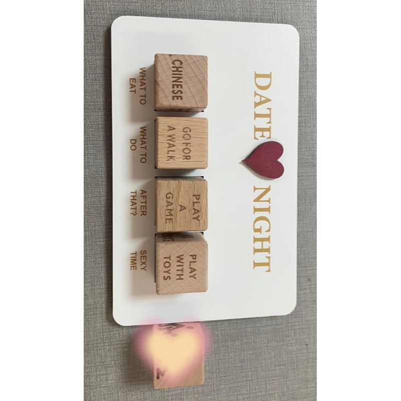 Дървени зарове за вечер на среща за двойки, Date Night Dice, 14+