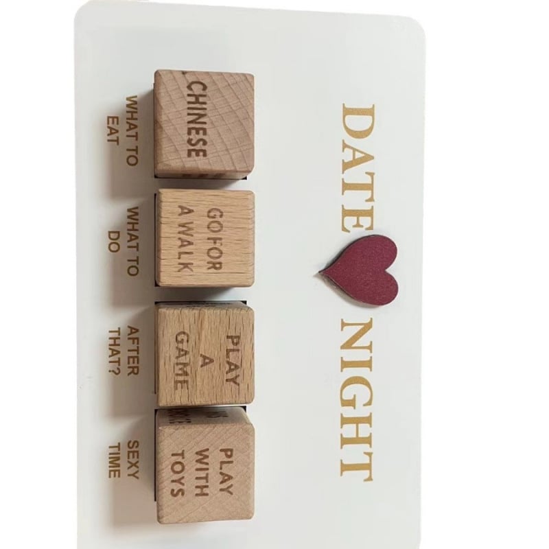 Дървени зарове за вечер на среща за двойки, Date Night Dice, 14+