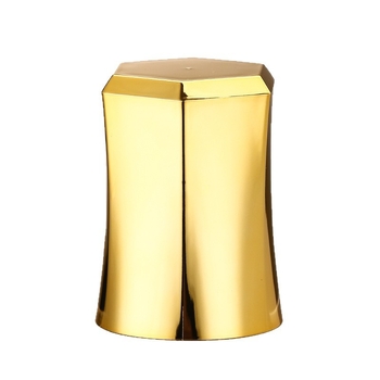 Haoxing ABS Чаша за зарове, шестостенна талия, с правоъгълен ъгъл, удебелена електроплатина; за барове и караоке, персонализируема, 100 бр в кутия