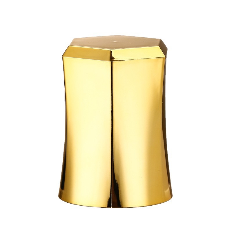 Haoxing ABS Чаша за зарове, шестостенна талия, с правоъгълен ъгъл, удебелена електроплатина; за барове и караоке, персонализируема, 100 бр в кутия