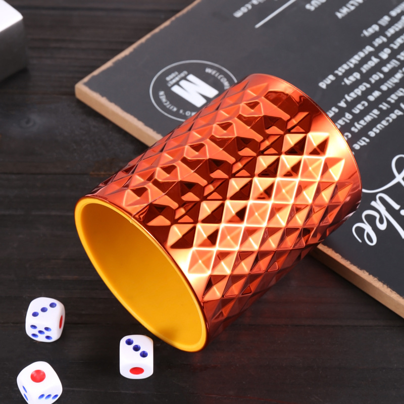 Комплект зарчета (ABS пластмаса + електропокритие; закръглени ъгли; лъскав диамантен стил; кутия с 100 броя)