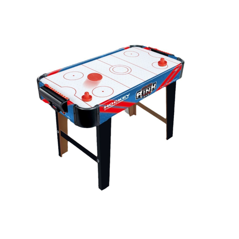 Настолен хокей на маса – родителско‑детска игра за двама, дървен корпус, развива координацията ръка‑око и интелектуалното развитие