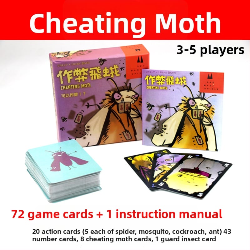 Настолна игра с карти за парти, материал: копринено цвете, 3–5 играча, код на продукта F96657hhmm7sms, подходяща за лица над 14 години