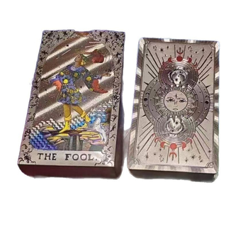 Таро тесте — пластмасови карти за настолна игра от Shan ran за развлечения, възраст 15–35, опаковка цветна кутия (Марка: Shan ran; Материал: пластмаса; Тип карти: карти за настолна игра; Опаковка: Цветна кутия; Възраст: 15–35)