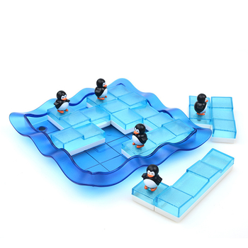 Пингвин лабиринтен пъзел настолна игра - пластмаса, марка Good Little Egg, развива логическо мислене и координация ръце-око, 4-6 години