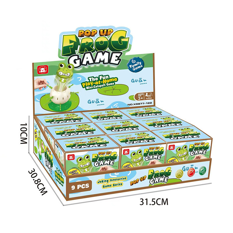 Настолна игра с карти за деца с патешки катапултен механизъм, пластмасова конструкция, подходяща за 4–14 години; интерактивна игра за когнитивно развитие и координация ръка–око