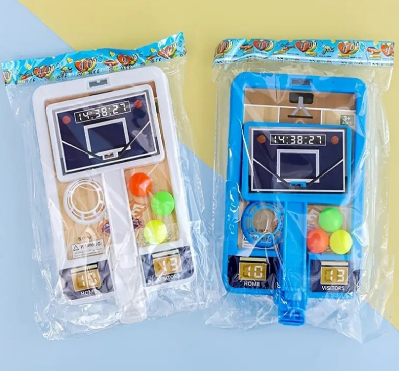 Десктоп баскетболна играчка — Пръстово активиране, интерактивна игра, координация ръка-око, за 7–14 години, пластмаса