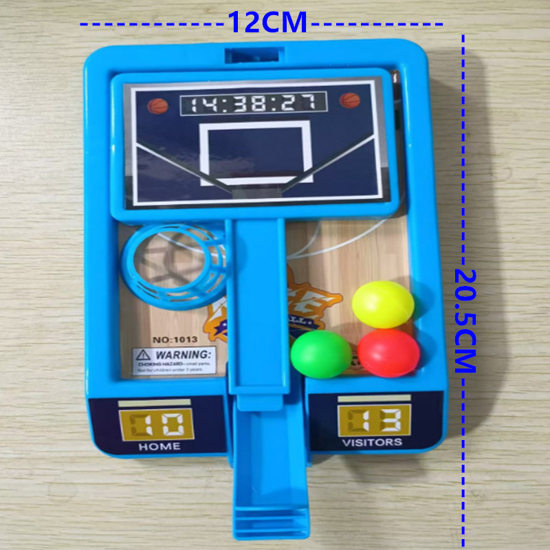 Десктоп баскетболна играчка — Пръстово активиране, интерактивна игра, координация ръка-око, за 7–14 години, пластмаса