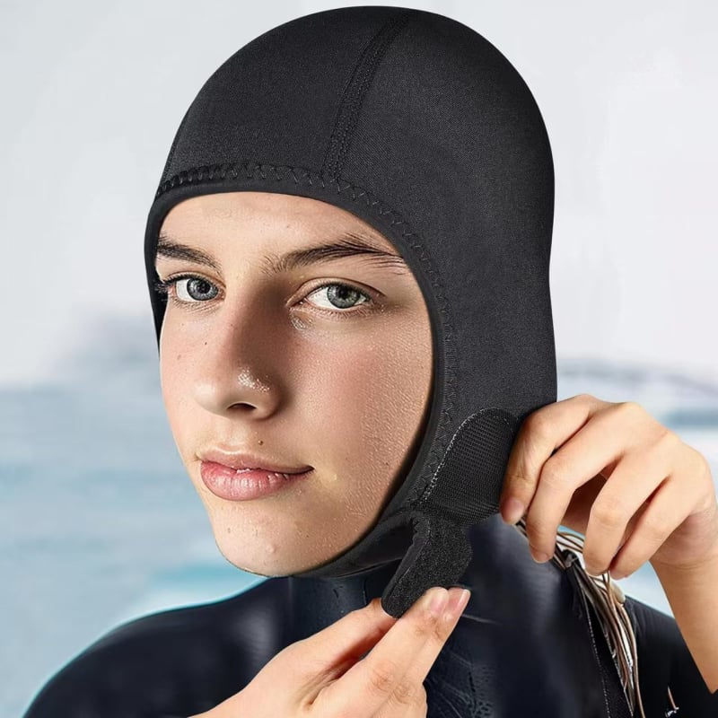 Bonetă de înot, unisex pentru adulți, model solid, pentru înot și plimbări în apă