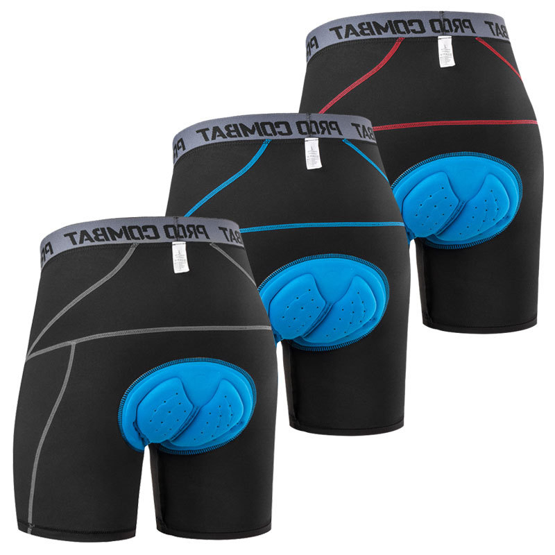 Unisex kratke hlače za bicikl s pjenastom silikon podlogom, Milk Silk tkanina, prozračna, elastična, brzo se suše za ljeto