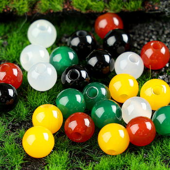 Mărgele deschise din agat, 3 mm gaură, prelucrare: șlefuire, lustruire, ardere, stil de înaltă calitate