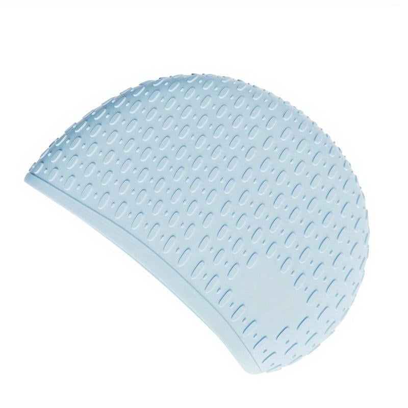 Șapcă de înot din silicon pentru păr lung, culoare solidă, adulți