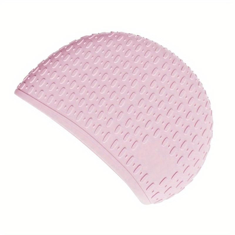 Șapcă de înot din silicon pentru păr lung, culoare solidă, adulți