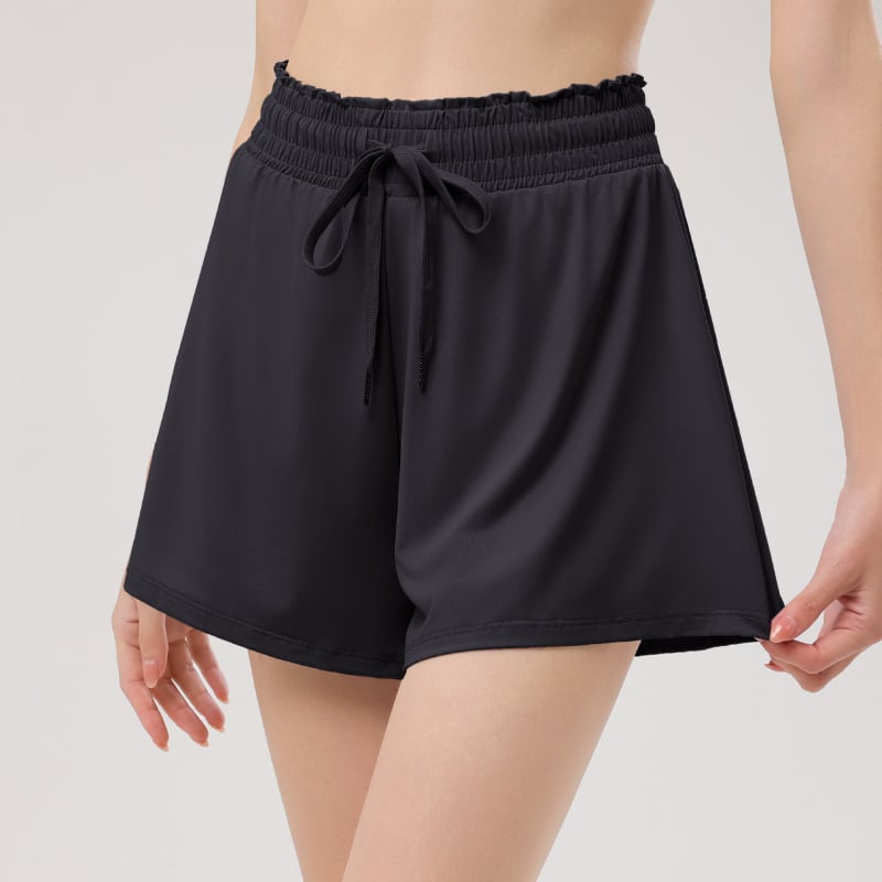 Ženski sport-skort s brzim sušenjem (87% najlon, 13% spandex) – materijal: najlon/spandex, donji stil: šorc, za yogu, trčanje i tenis (2025)