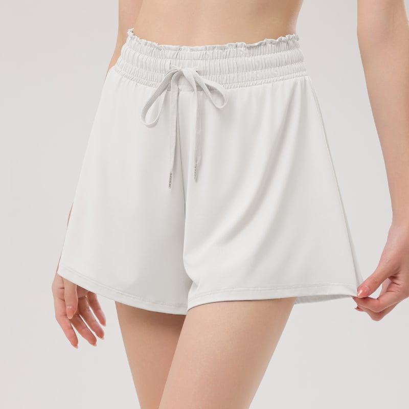 Ženski sport-skort s brzim sušenjem (87% najlon, 13% spandex) – materijal: najlon/spandex, donji stil: šorc, za yogu, trčanje i tenis (2025)