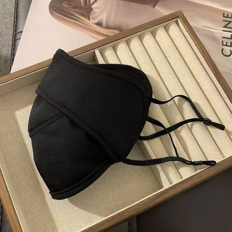 3D маска за велосипед през зимата – унисекс, найлон, UV защита UPF50+, ушна кука, пришита