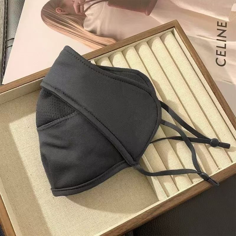 3D маска за велосипед през зимата – унисекс, найлон, UV защита UPF50+, ушна кука, пришита