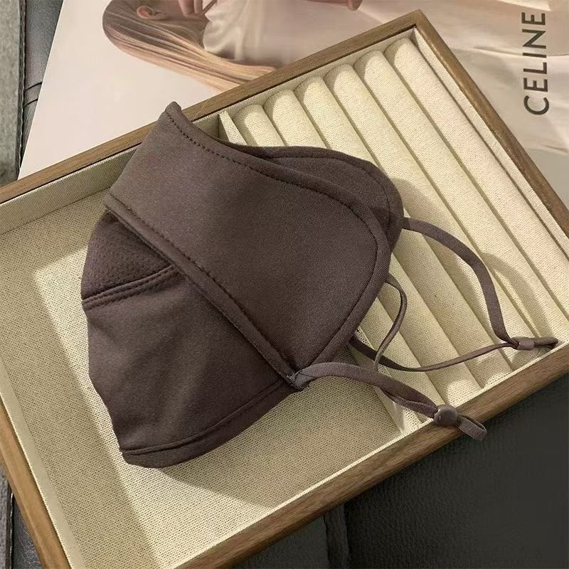 3D маска за велосипед през зимата – унисекс, найлон, UV защита UPF50+, ушна кука, пришита