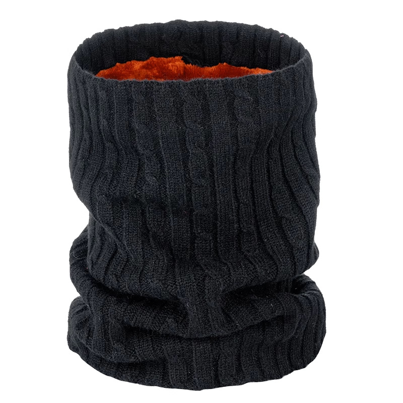 Town Island мотоциклетна маска за шия, плетена вълна кашмир, подплатена флисом, удебелена, унисекс