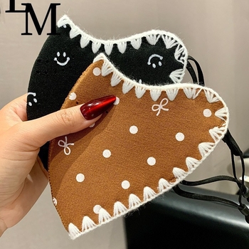 Зимна топла маска за лице – унисекс, антибактериална, ушни ластици (Полиестерно влакно; Антибактериална функция; Ушни ластици; Монохромен принт; Персонализирана печат/логотип)