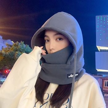 Маска за колоездене - зимна, ветроустойчива и топла, унисекс, полиестер (без марка)