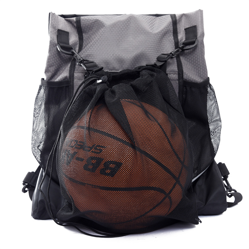 Feng Du Ren sportos hátizsák — Oxford anyag, kopásálló és bővíthető; kosárlabda, futball, túrázás és kerékpározás számára; bélés: poliészter.