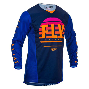 Férfi hosszú ujjú downhill kerékpáros felső sugárzás elleni védelemmel (tavasz, kerékpározás)