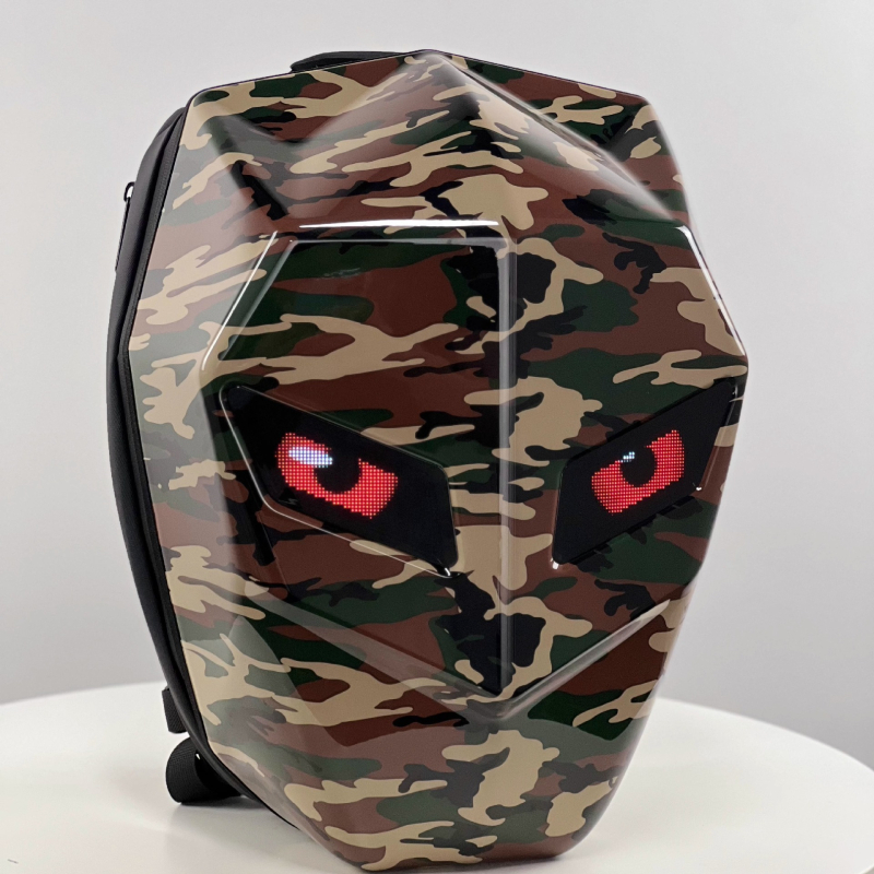 Велосипедна раница с шарени ивици, ABS+PC материал, капацитет 20–35 л, отделение за лаптоп до 12 инча, изкривени презрамки