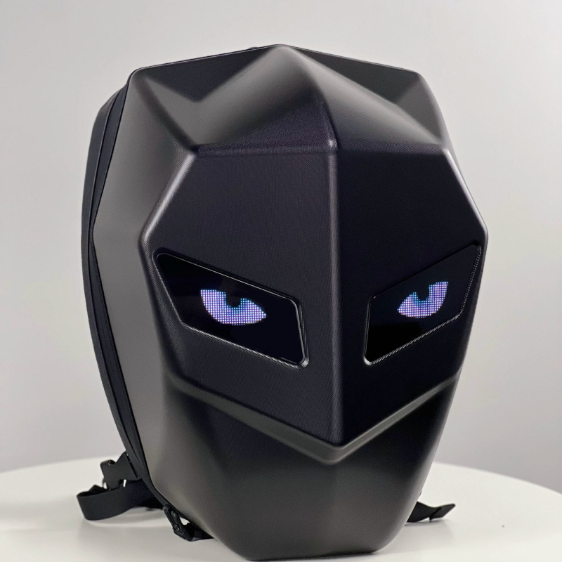 Велосипедна раница с шарени ивици, ABS+PC материал, капацитет 20–35 л, отделение за лаптоп до 12 инча, изкривени презрамки