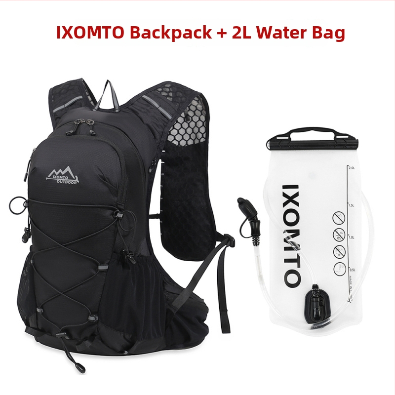 IXOMTO 18L Nīlona velosipēdu mugursoma ar hidrācijas sistēmu, modelis 607A