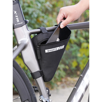 Torba za bicikl za prednju gornju cijev, trokutasta i križna torba za cestovni i planinski bicikl, model 985, kapacitet 1,5 L