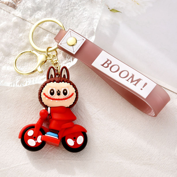 Kerékpár kulcstartó – PVC anyag, rajzfilm-stílus, ajándék