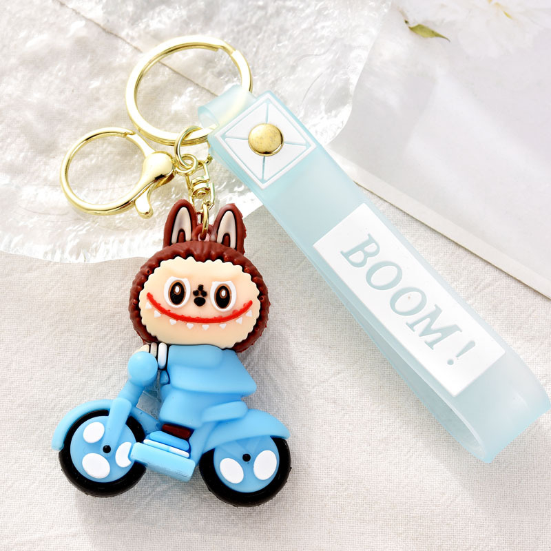 Kerékpár kulcstartó – PVC anyag, rajzfilm-stílus, ajándék