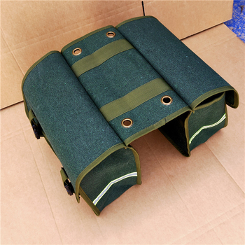 Vászonból készült hegyi kerékpár táska, 20 literes kapacitás, modell A1, vízálló és kopásálló kerékpáros szerszámtáska