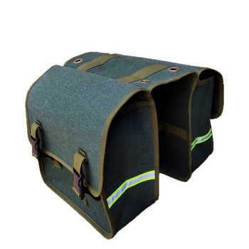 Vászonból készült hegyi kerékpár táska, 20 literes kapacitás, modell A1, vízálló és kopásálló kerékpáros szerszámtáska