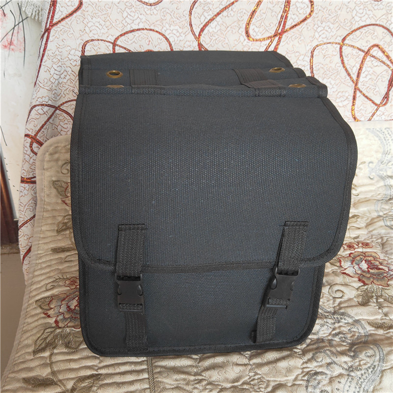 Vászonból készült hegyi kerékpár táska, 20 literes kapacitás, modell A1, vízálló és kopásálló kerékpáros szerszámtáska